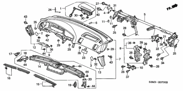 Instrument Panel for 2002 Acura CL #0