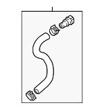 97311G2000 - : 2017-2022 Hyundai Ioniq - Water Inlet Hose for Hyundai: Ioniq Image