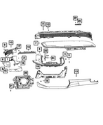 7MD172X7AC - : Instrument Panel Bezel for Mopar Image
