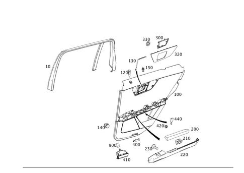 Door Trim for 2012 Mercedes-Benz GLK350 #0