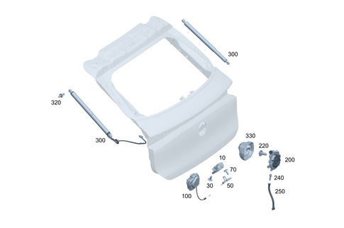 Locking System for 2024 Mercedes-Benz EQS 580 SUV #0