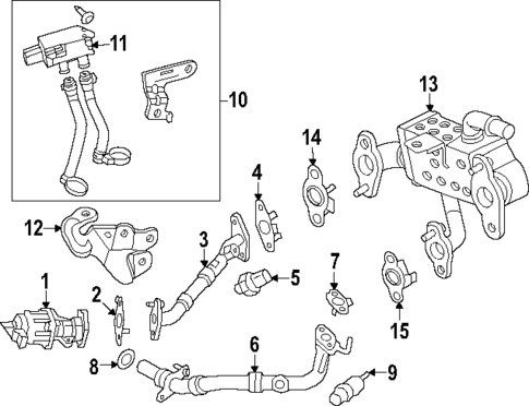 Emission Components for 2023 Ford Escape #1