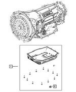 68720332AA - Transmission: Transmission Oil Pan And Filter for Mopar Image