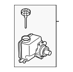 19369083 - Steering: Power Steering Pump for Buick: LaCrosse | Pontiac: Grand Prix Image image