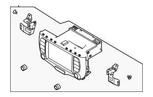 96160K0EA0FHV - : Display Unit for Kia: Soul Image
