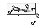 6M129041 - Cooling System: Pipe Assembly for Audi Image