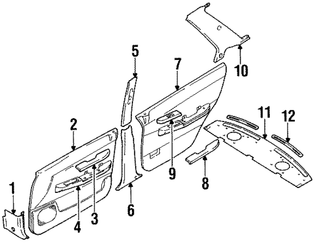 8296065E00 - : Trim Plate for Nissan Image