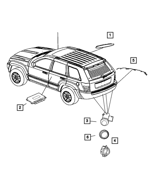Park Assist for 2005 Jeep Grand Cherokee #0