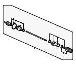 44305TX4A01 - Suspension: Axle Assembly for Acura: RDX Image