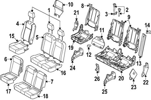 Third Row Seats for 2024 Ford Transit-350 #1