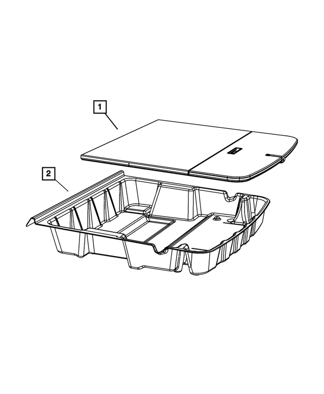 1CU76XDVAB - : Load Floor Lid for Mopar Image