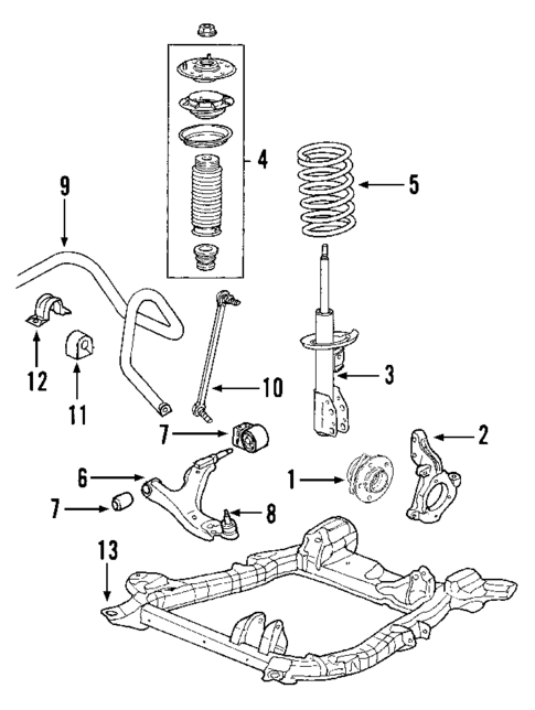 Suspension Components for 2005 Saturn Vue #0