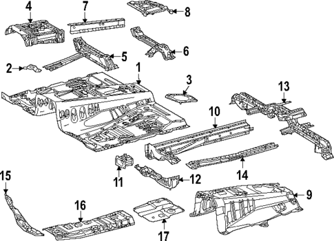 Floor for 2025 Toyota Sequoia #0