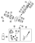 68455330AA - Differential and Drive Line: Pinion Flange Kit for Mopar Image