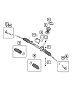 68669882AA - : Rack And Pinion Steering Gear for Mopar Image