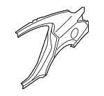 G81019N0MA - Body: Quarter Panel for Nissan: Maxima Image