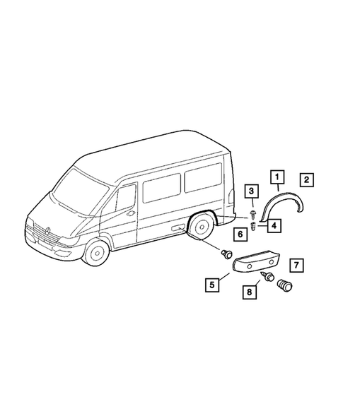 Moldings and Ornamentation for 2006 Dodge Sprinter 3500 #0