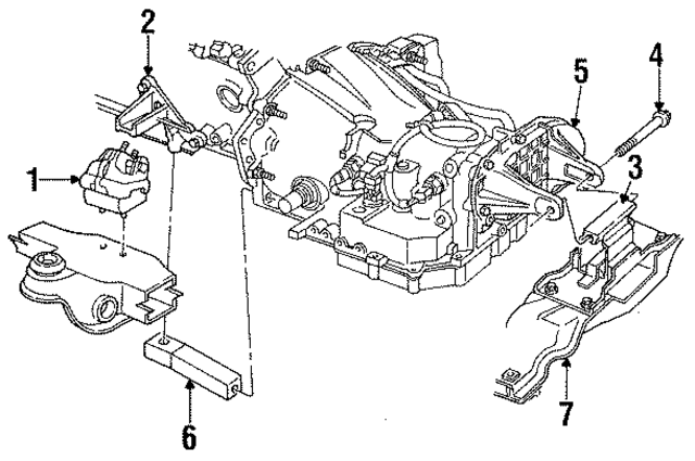 4663526AB - Engine: Mount for Mopar Image