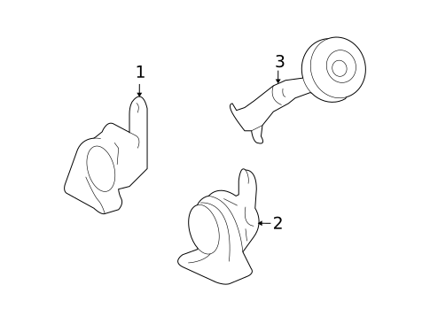 Anti-Theft Components for 2008 Lexus ES350 #1