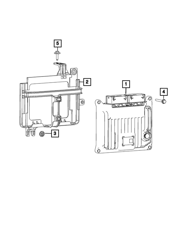 68426482AB - Electrical: Engine Control Module Bracket for Mopar Image image