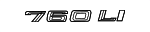 51147148196 - Body: Nameplate for BMW: 760Li Image