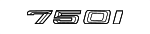 51147148189 - Body: Nameplate for BMW: 750i Image