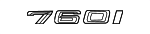 51147148190 - Body: Nameplate for BMW: 760i Image