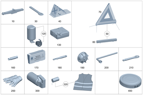 Tools and Accessories for 2025 Mercedes-Benz EQE 500 SUV #0