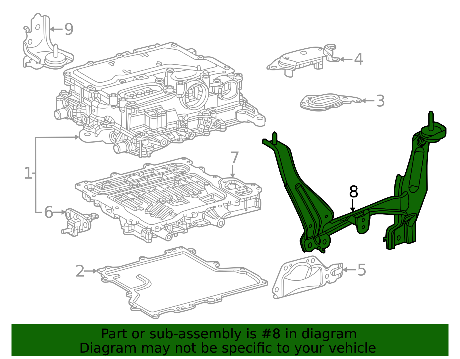 2022-2026 Toyota Tundra Drive Motor Inverter Bracket G9215-0C010 | OEM ...