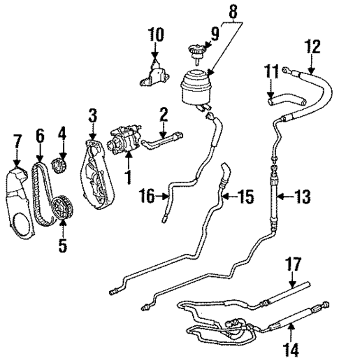 Pump & Hoses for 1996 Porsche 911 #0