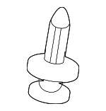 6786812050 - Body: Door Weather-strip Retainer for Toyota: Avalon, Corolla Image