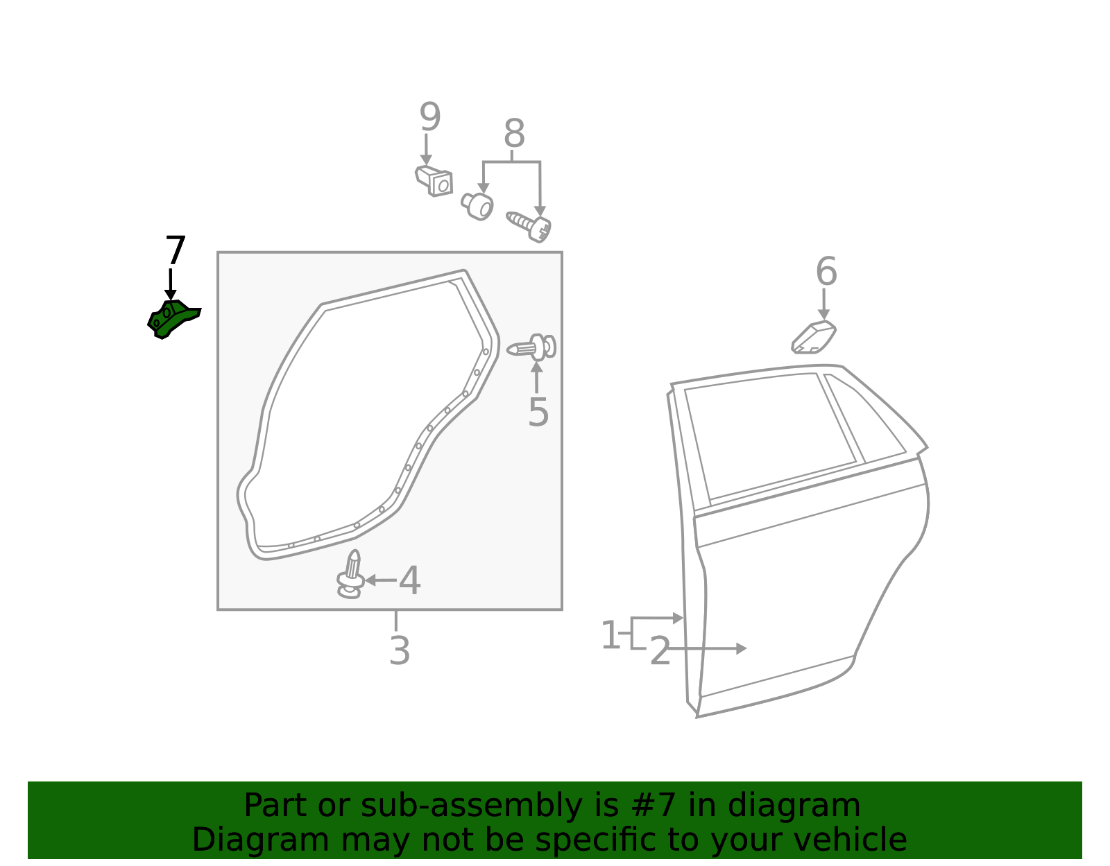 Genuine Official Toyota Corner Trim part# 67674-AC020 for 2005-2012 ...