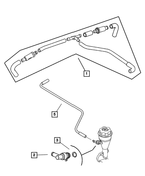 Crankcase Ventilation for 2006 Jeep Grand Cherokee #0