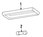 15613002 - Body: Bezel for Chevrolet: Blazer, C1500, C2500, C3500, K1500 Pickup, K2500 Pickup, K3500 Pickup | GMC: C1500 Pickup, C2500 Pickup, C3500 Pickup, K1500 Pickup, K2500 Pickup, K3500 Pickup, Yukon Image