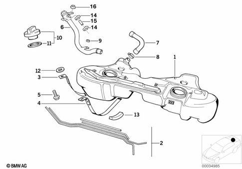 Fuel Tank for 1994 BMW M3 #0