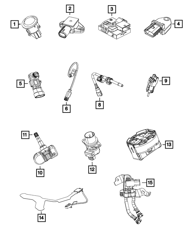 68204397AA - Electrical: Compressor Temperature Sensor for Mopar Image