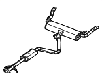 5147281AF - Exhaust: Muffler W/Tailpipe for Mopar Image