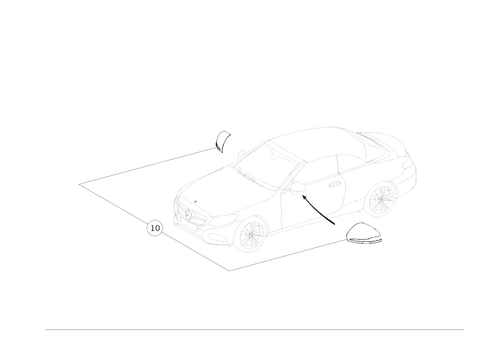 Mirror for 2022 Mercedes-Benz C43 AMG #0