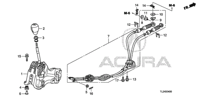 Shift Lever for 2009 Acura TSX #0