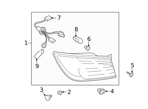 Tail Lamps for 2014 Mazda CX-9 #2