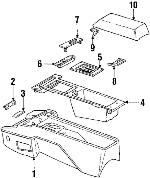 Console for 1984 Pontiac Bonneville #0
