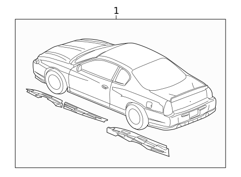 Stripe Tape for 2001 Chevrolet Monte Carlo #0