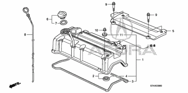 Cylinder Head Cover for 2009 Acura RDX #0