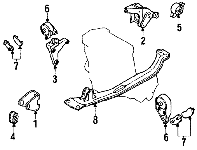1127150J01 - : Side Mount for Infiniti Image