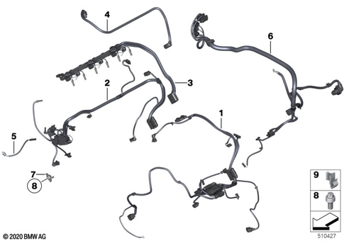 Engine Wiring Harness for 2015 BMW M2 #0