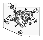 97035002151 - Suspension: Differential Assembly for Porsche: Panamera Image