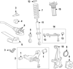 485108Z664 - : Strut for Toyota Image