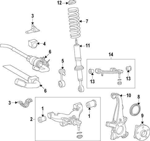 Front Suspension for 2024 Toyota Tacoma #0