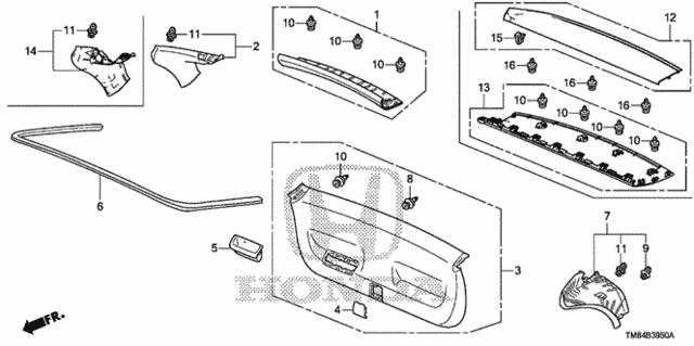 Tailgate Lining for 2013 Honda Insight #0