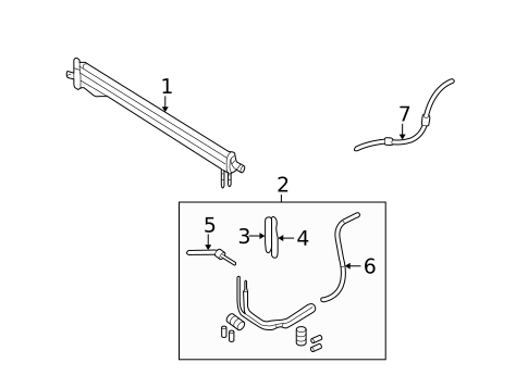 Trans Oil Cooler for 2008 Kia Sedona #0